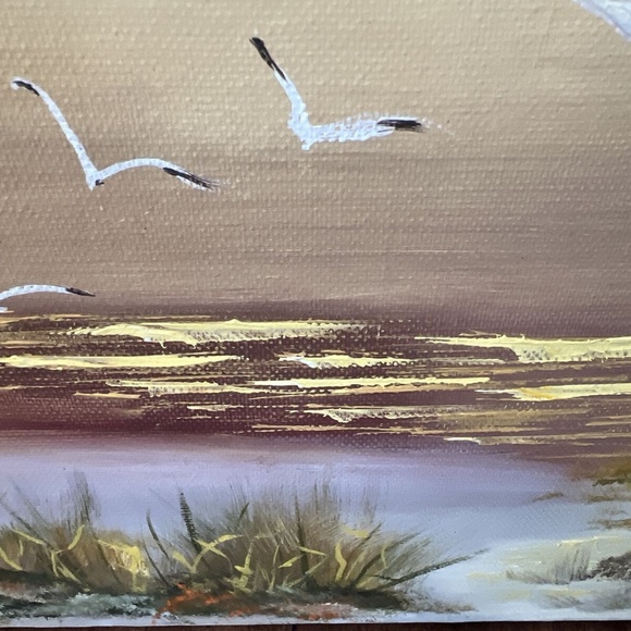 Vintage Coastal Lighthouse Oil Painting Canvas12x16 Seaside Nautical Decor VGUC - Picture 8 of 8